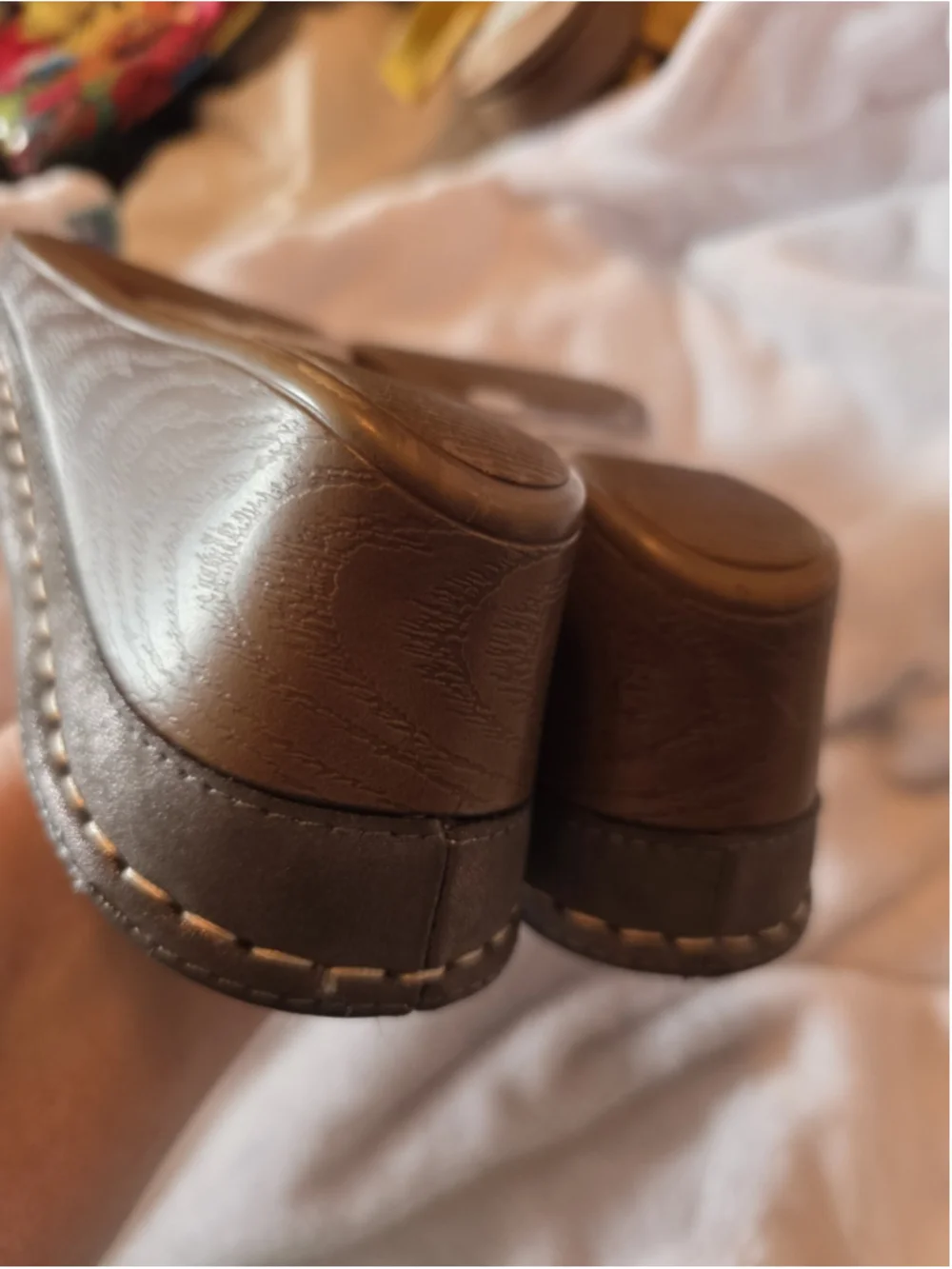 GC Shoes Womens Juliet Wedge Sandal Faux leather Pewter 8M MSRP 50 New